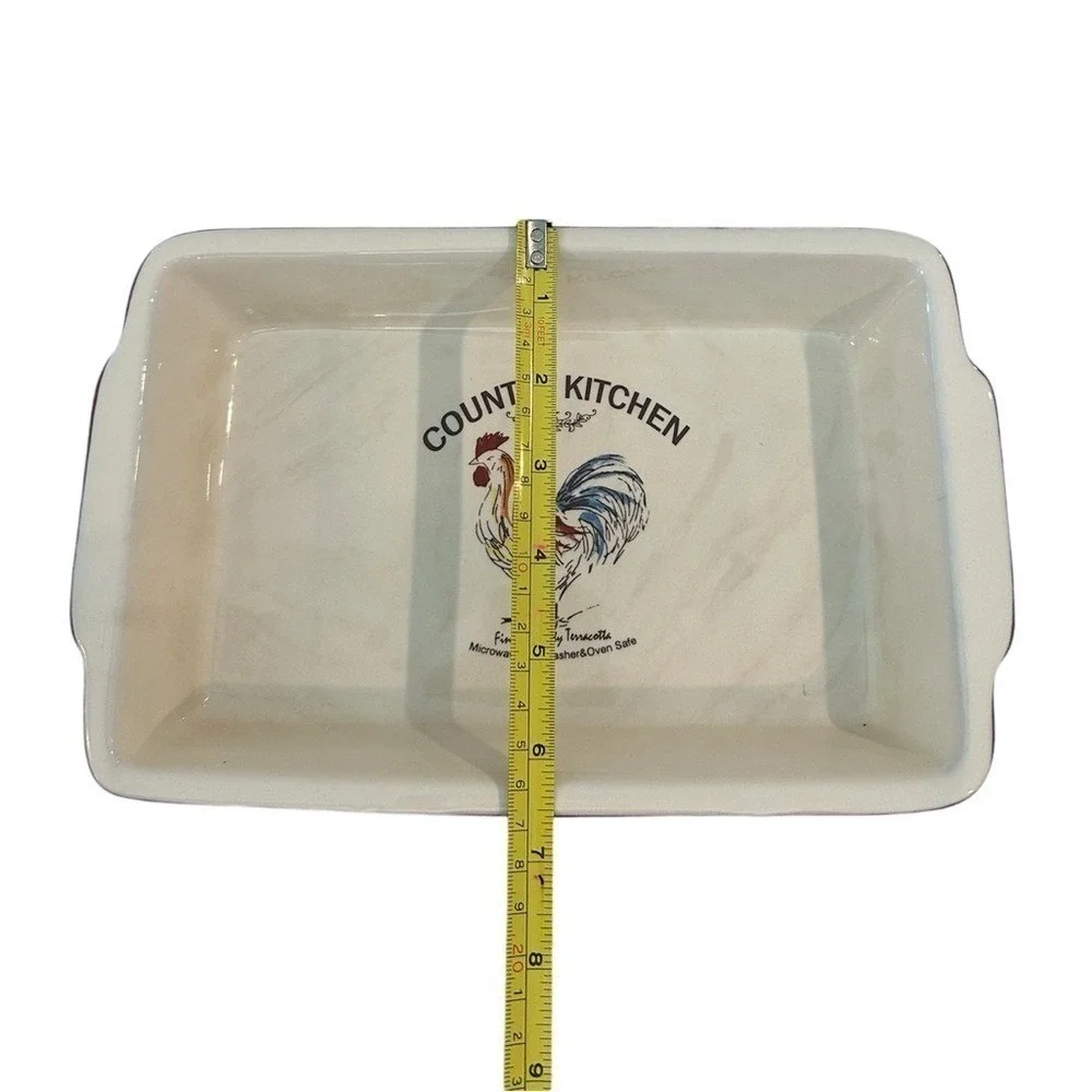 Vintage Terracotta Country Kitchen Cooking Dish